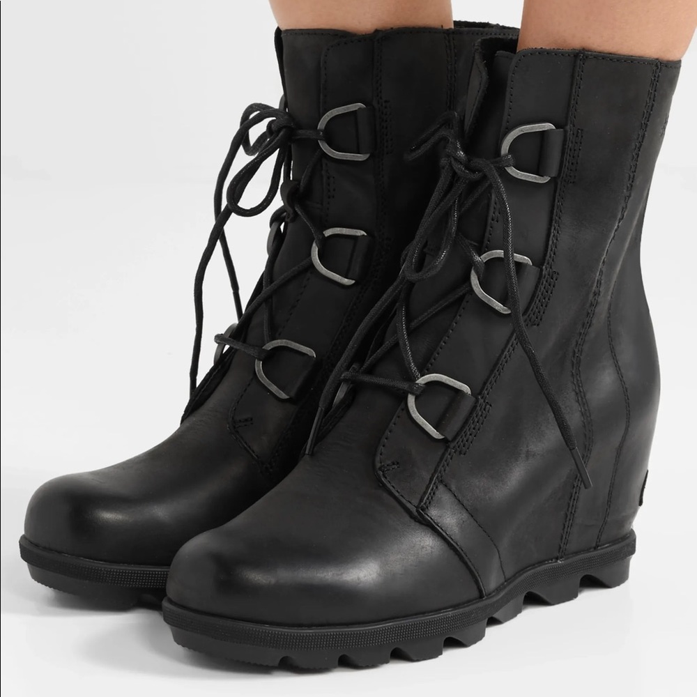 NIB Sorel Joan of Arctic Wedge II black